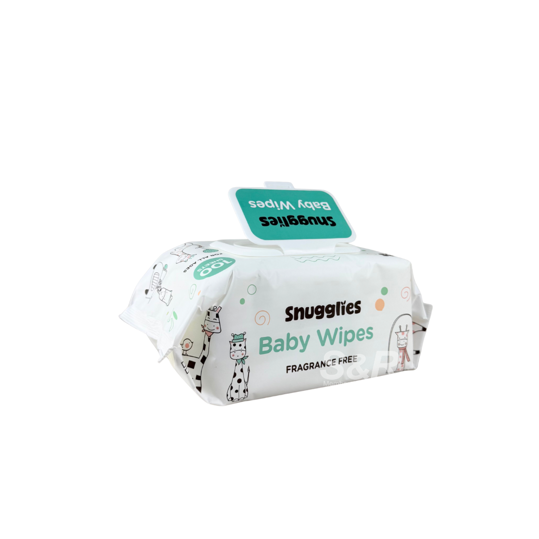 Snugglies Fragrance Free Baby Wipes 100 sheets